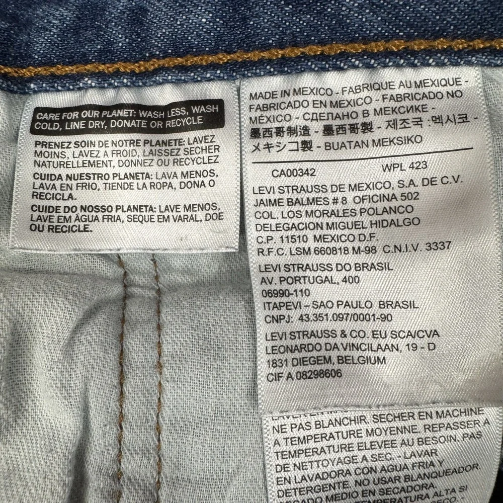 Levis 501XX Jeans Mens‎ 32x34 Button Fly Straight Blue Denim Original Red Tab